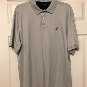 Nautica Men’s 2X Light Gray Polo Shirt